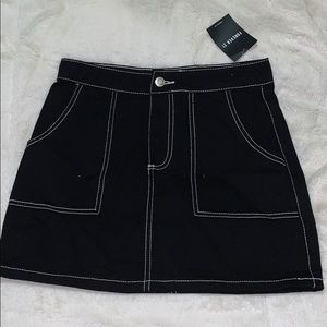 Black Carpenter Skirt